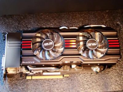 Лот: 20869652. Фото: 1. Видеокарта Asus gtx670 на 4гб... Видеокарты