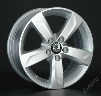 Лот: 5877836. Фото: 1. Литые диски для Skoda 6,5Jx16... Диски