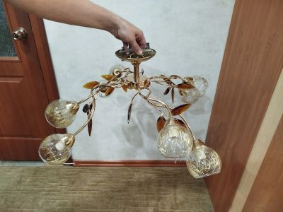 Лот: 25899888. Фото: 1. Люстра. Люстры, потолочные и подвесные светильники