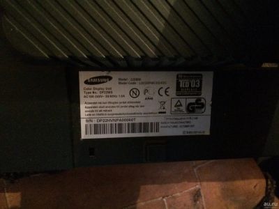 Лот: 17881306. Фото: 1. Монитор samsung syncMaster 225BW. ЖК-мониторы