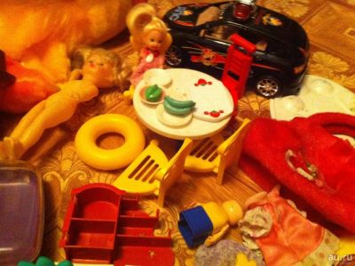 Лот: 8887324. Фото: 1. Игрушки пакетом, мебель для кукол... Куклы и аксессуары