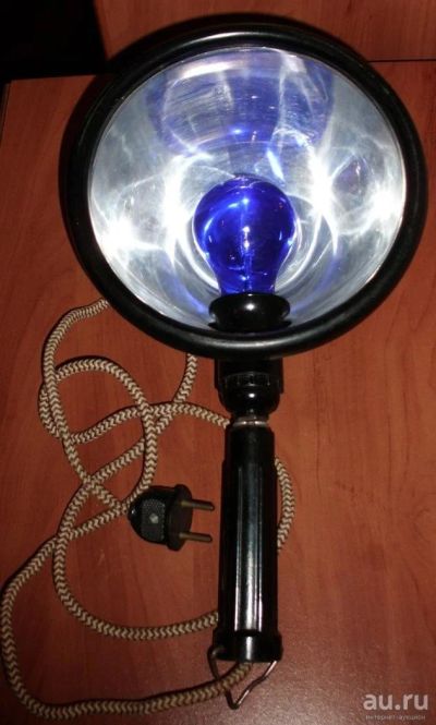 Лот: 11647939. Фото: 1. Лампа синяя рефлектор Минина рабочая. Оборудование
