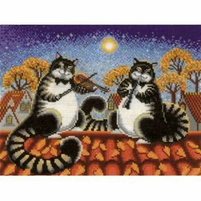 Лот: 5272691. Фото: 1. Осенний дуэт. Набор для вышивки... Вышивание