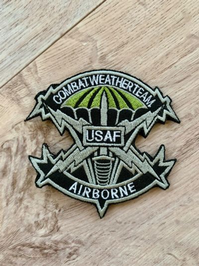Лот: 21448092. Фото: 1. Вышивка эмблема США USAF Airborne. Вышивание