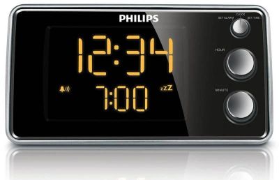 Лот: 4653574. Фото: 1. Радиобудильник Philips AJ3551... Часы настенные, настольные