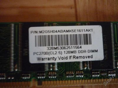 Лот: 1878592. Фото: 1. Оперативная память 128Mb DDR-DIMM... Оперативная память