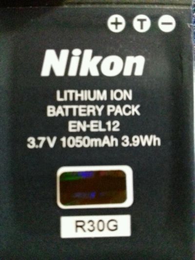 Лот: 11959912. Фото: 1. Аккумулятор Nikon EN-EL12. Аккумуляторы, зарядные