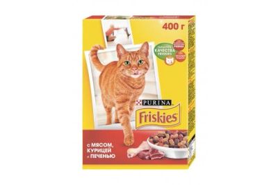 Лот: 15097905. Фото: 1. (Фрискис) Мясо/Курица/Печень 400г... Корма