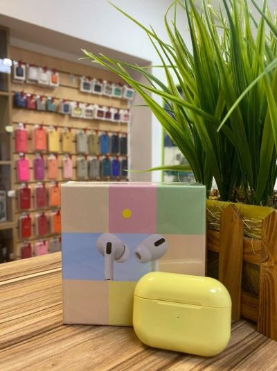 Лот: 16379399. Фото: 1. Airpods Pro Macaron (yellow). Красноярск