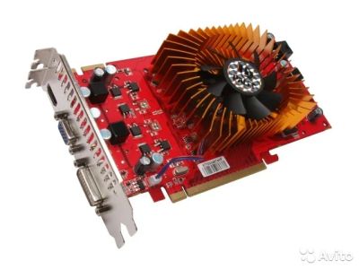 Лот: 8435608. Фото: 1. Видеокарта VGA Palit ATI PCI-E... Видеокарты
