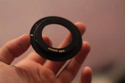 Лот: 3200082. Фото: 1. Переходное кольцо м42-Canon Eos... Переходники