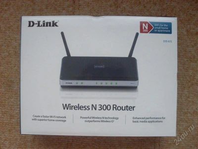 Лот: 2682250. Фото: 1. Роутер d-link dir-615. WiFi, Bluetooth адаптеры
