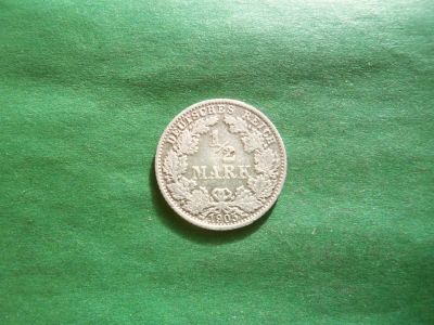 Лот: 25193261. Фото: 1. Германия 1/2 марки 1905 г. D,серебро... Германия и Австрия