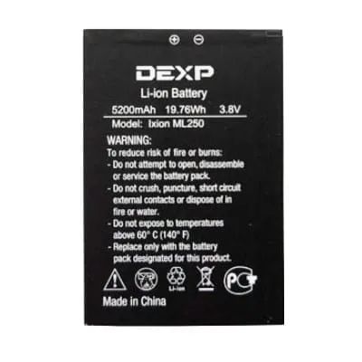 Лот: 21519955. Фото: 1. Аккумулятор Dexp Ixion ML250. Аккумуляторы