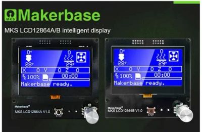 Лот: 18745776. Фото: 1. Makerbase MKS LCD 12864A/B интеллектуальный... 3D принтеры, 3D ручки и комплектующие