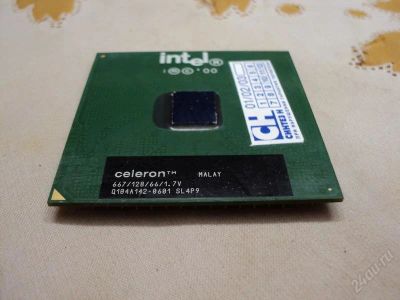 Лот: 11280879. Фото: 1. intel celeron 667\128\66 Обмен. Процессоры