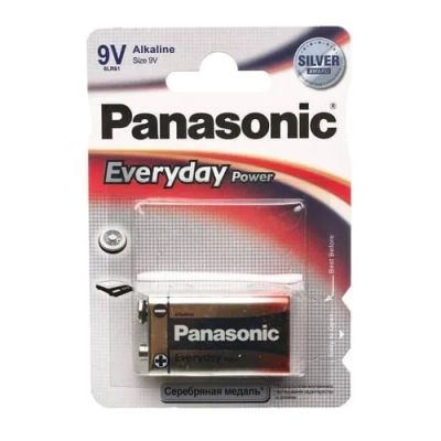 Лот: 21515221. Фото: 1. Батарейка Крона Panasonic Everyday... Батарейки, аккумуляторы, элементы питания