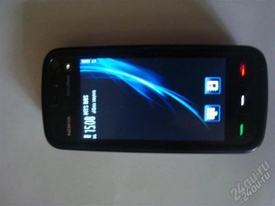 Лот: 1585622. Фото: 1. nokia 5800 XpressMusic game black... Смартфоны