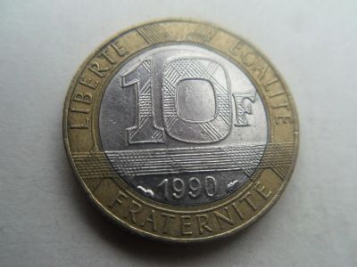 Лот: 10412325. Фото: 1. Франция 10 франков 1990. Европа