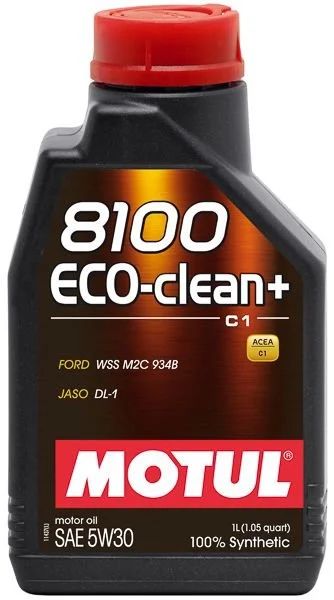 Лот: 12610409. Фото: 1. Motul 8100 Eco-Clean+ Sae 5W-30... Масла, жидкости