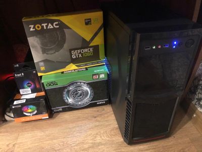 Лот: 14804966. Фото: 1. i3 9100/8Gb DDR4/GTX 1060/SSD... Компьютеры в сборе