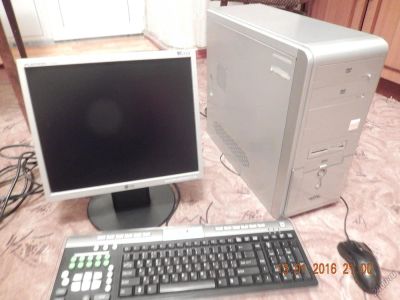 Лот: 6805473. Фото: 1. мощный системник 4 ядра, тянет... Компьютеры в сборе