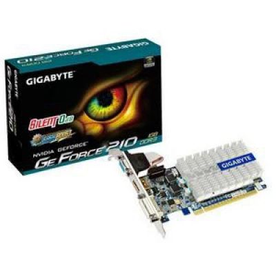 Лот: 5273539. Фото: 1. Видеокарта Gigabyte GF210/1Gb... Видеокарты