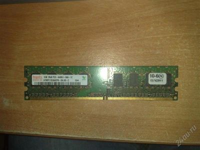 Лот: 851961. Фото: 1. Hunix DDR2 1024MB PC6400. Оперативная память