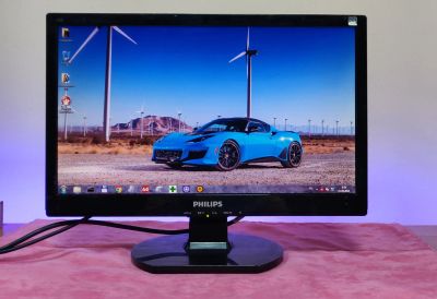 Лот: 24317234. Фото: 1. Монитор ЖК 18,5" Philips 191E1... ЖК-мониторы