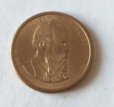 Лот: 11022006. Фото: 1. 1 президентский доллар США Ратерфорд... Америка