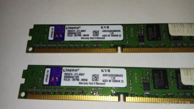 Лот: 9887606. Фото: 1. Оперативная память Kingston KVR1333D3S8N9... Оперативная память
