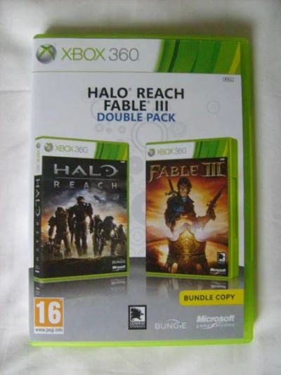 Лот: 3038017. Фото: 1. Halo Reach + Fable 3 Лицензия... Игры для консолей