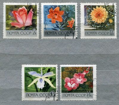 Лот: 7240749. Фото: 1. 1969 СССР Ботанический сад Флора... Марки