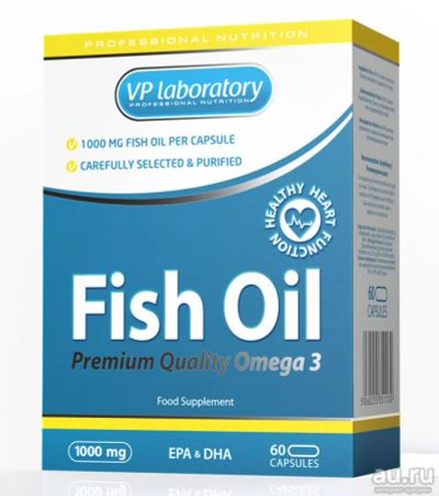 Лот: 8802476. Фото: 1. Омега 3 Fish Oil 1000mg (VP Lab... Спортивное питание, витамины