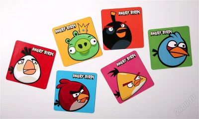 Лот: 2364818. Фото: 1. Набор магнитов Angry Birds. Сувенирные мелочи