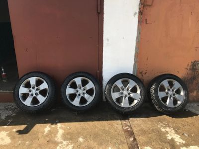 Лот: 16509377. Фото: 1. Колеса kia Toyota r16 5x114,3. Шины на дисках