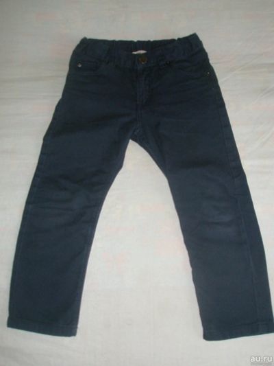 Лот: 13007102. Фото: 1. Темно-синие джинсы "H&M" для мальчика... Брюки, шорты, джинсы