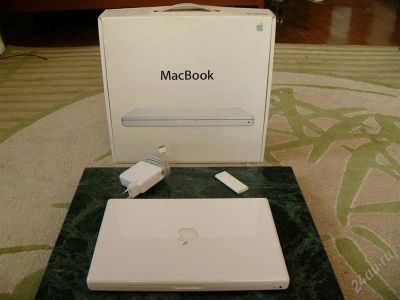 Лот: 2443102. Фото: 1. Продам беленький MacBook A1181. Ноутбуки