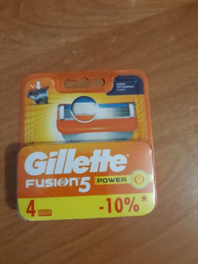 Лот: 15051569. Фото: 1. Кассеты для бритья Gillette Fusion... Другое (бытовая техника)