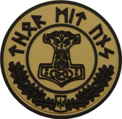 Лот: 12540958. Фото: 1. Нашивка "Thor Mit Uns" (Песочный... Другое (аксессуары)
