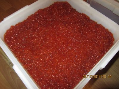 Лот: 4890966. Фото: 1. Кеты икра вкусная!. Икра, рыба, морепродукты