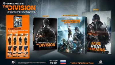 Лот: 8501955. Фото: 1. Tom Clancy's The Division. Эксклюзивное... Игры для ПК