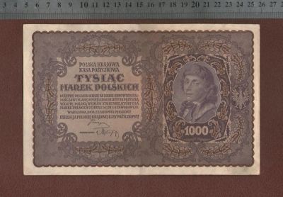 Лот: 10541262. Фото: 1. 1000 марок 1919 года. Польша... Европа