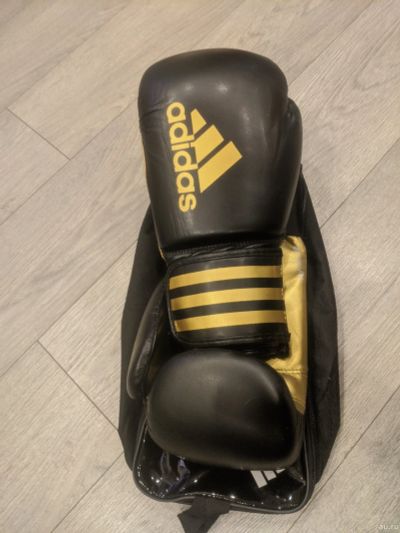 Лот: 18153562. Фото: 1. Боксерские перчатки Adidas Hybrid... Перчатки