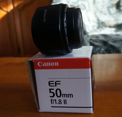 Лот: 12236963. Фото: 1. Canon EF 50mm f/1.8 ll. Объективы
