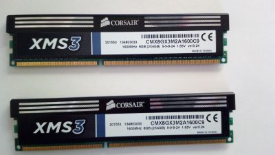 Лот: 12271671. Фото: 1. Corsair XMS3 8GB (2x4GB) DDR3... Оперативная память