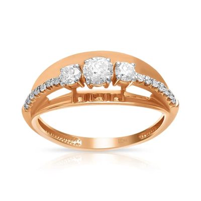 Лот: 23787395. Фото: 1. Кольцо TALANT из золота с бриллиантами. Кольца, перстни