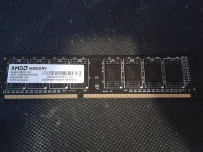 Лот: 5138682. Фото: 1. AMD AE34G1339U1-UO DDR3 4GB DIMM. Оперативная память