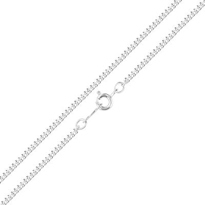 Лот: 23861710. Фото: 1. Серебряная цепь с алмазной гранью. Цепочки