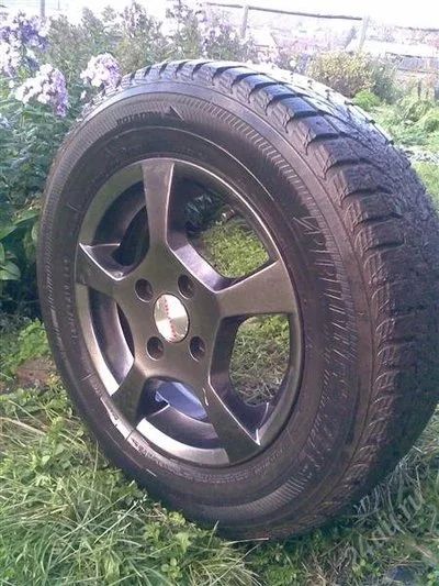 Лот: 1236733. Фото: 1. Продам комплект колес. Шины на дисках